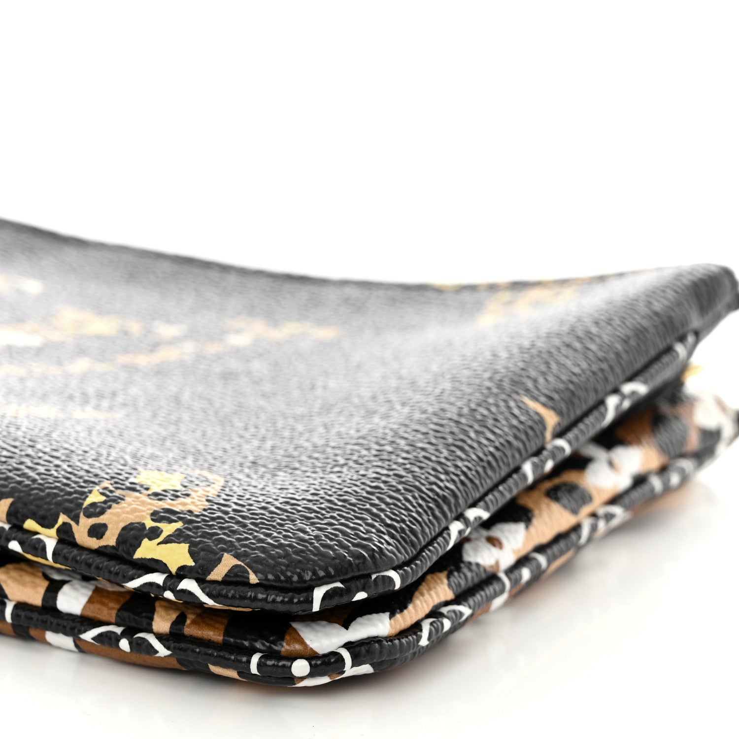 Louis Vuitton Monogram Giant Jungle Pochette Double Zip Black 10 of 12