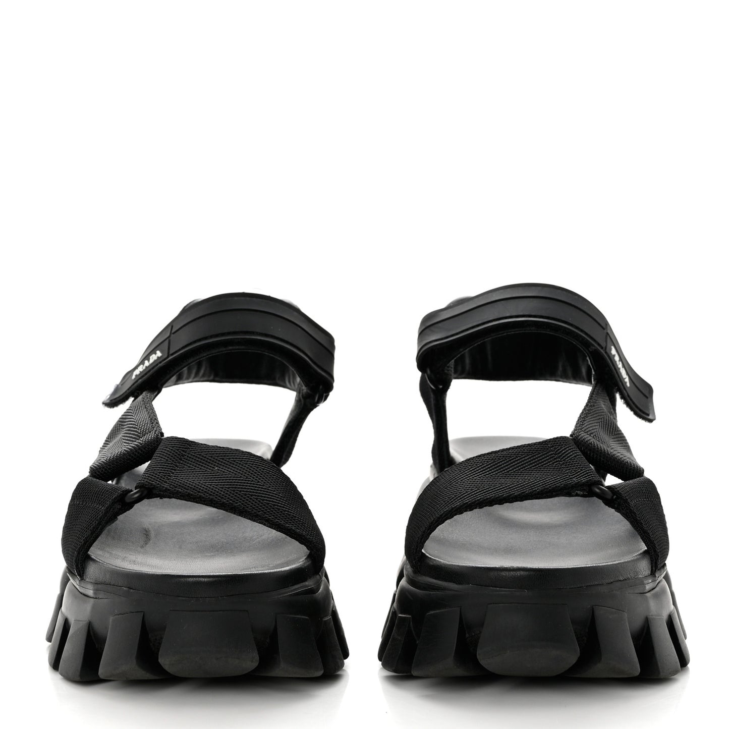 Rubber Nylon Velcro Womens Cloudbust Thunder 50mm Sandals 37 Black