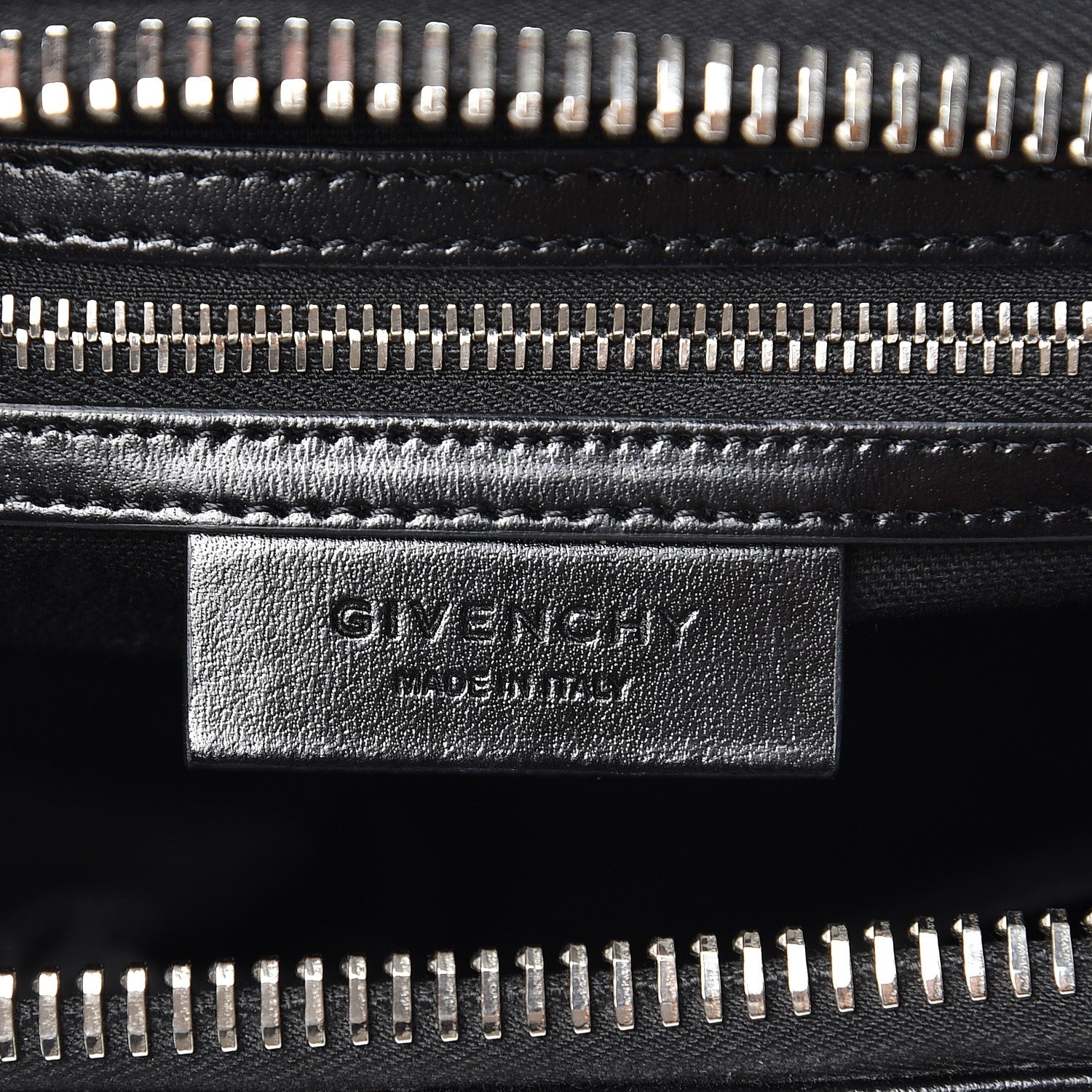Givenchy Shiny Lord Calfskin Medium Antigona Black 7 of 9