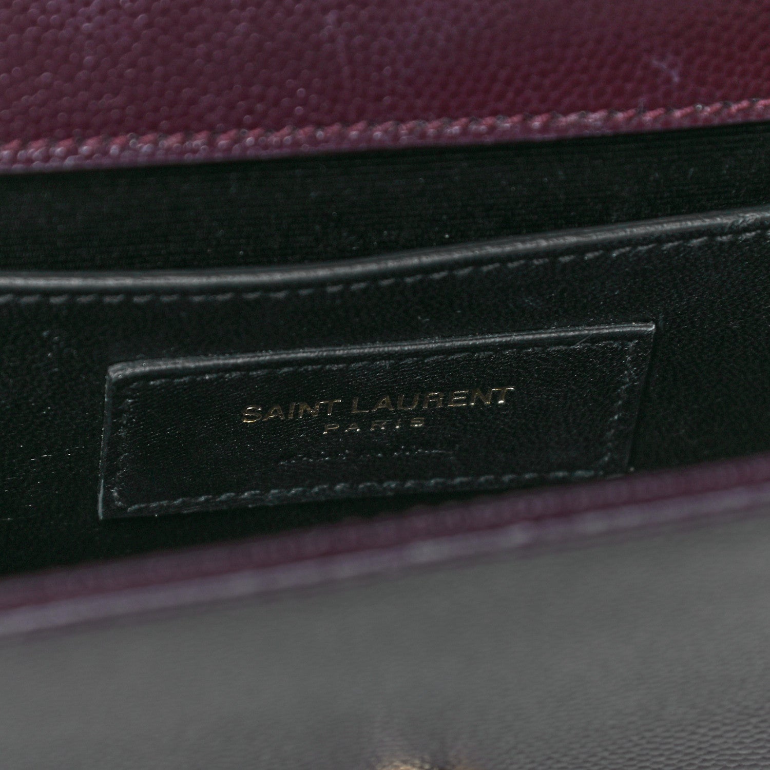 Saint Laurent Grain De Poudre Small Monogram Kate Satchel Armaranto 8 of 13