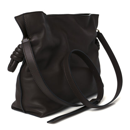 Loewe Nappa Medium Flamenco Knot Bag Chocolate 3 of 10