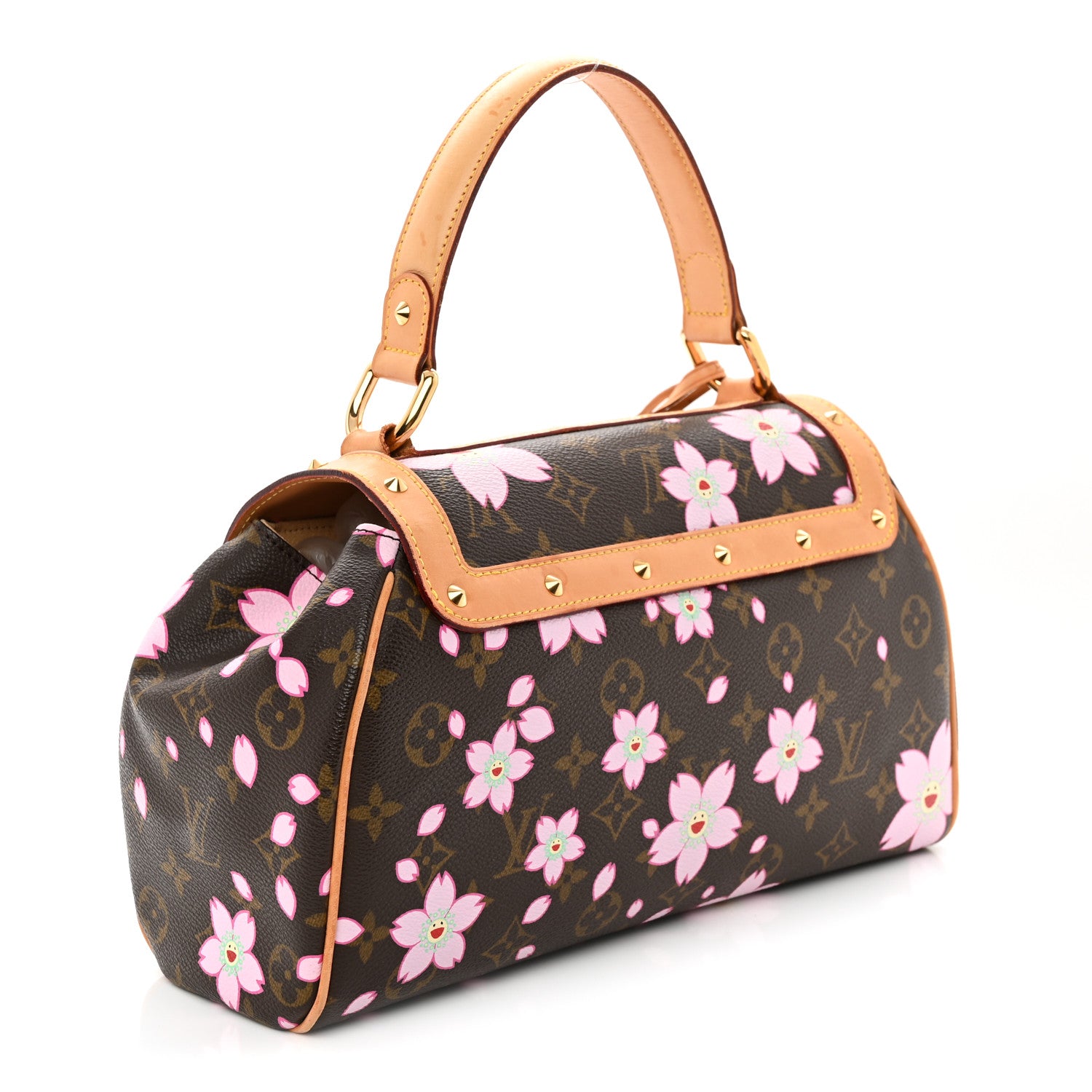 Louis Vuitton Monogram Cherry Blossom Sac Retro Bag Brown 3 of 12