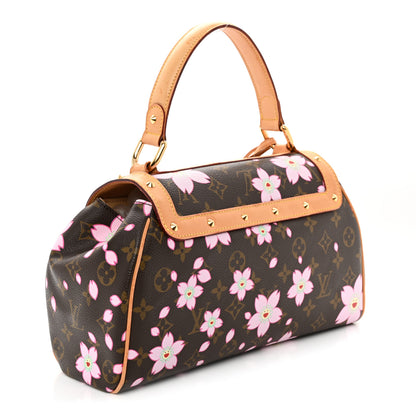 Louis Vuitton Monogram Cherry Blossom Sac Retro Bag Brown 3 of 12