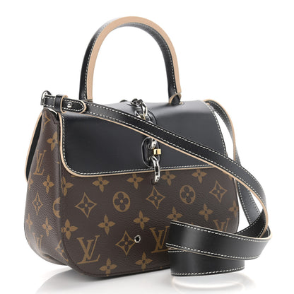 Louis Vuitton Calfskin Monogram Chain It Bag PM Black 3 of 10