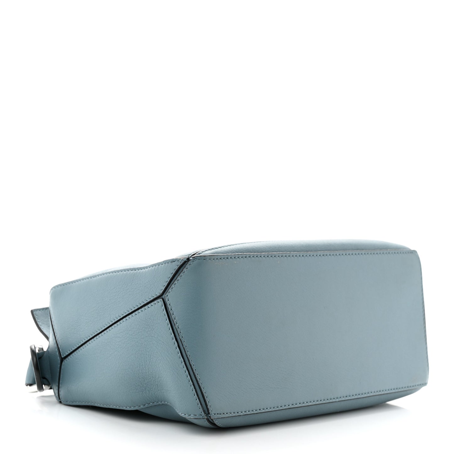 Calfskin Small Puzzle Bag Stone Blue