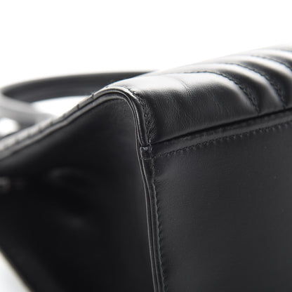 Prada Soft Calfskin Impunture Diagramme Tote Black 12 of 12