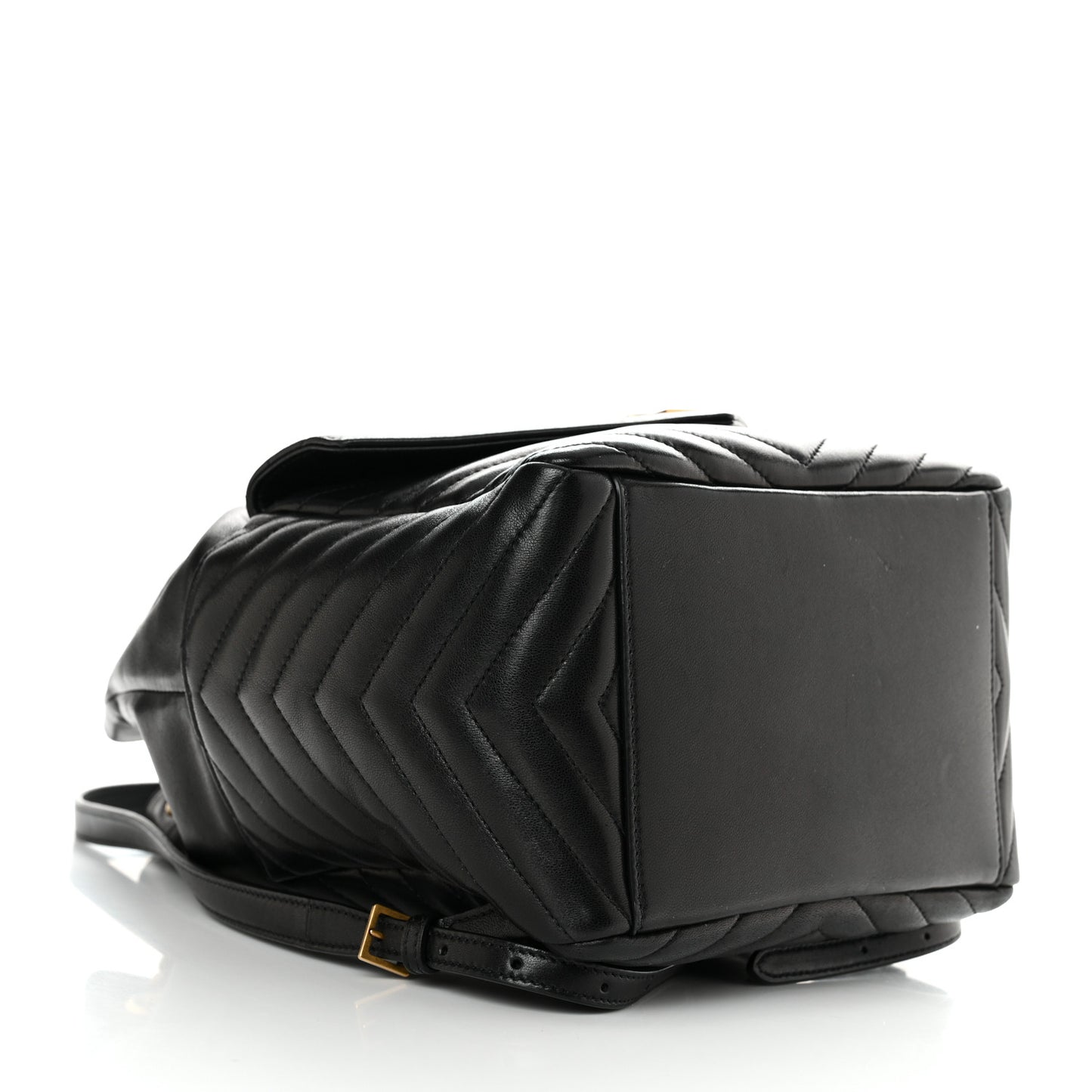 Lambskin Matelasse Monogram Joe Backpack Black