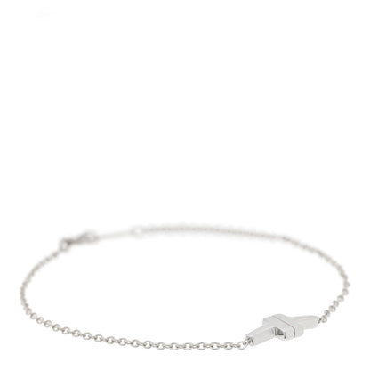 Tiffany Sterling Silver T Two Single Chain Bracelet 1 of 3