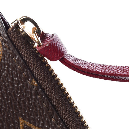 Louis Vuitton Monogram Felicie Chain Wallet Zippered Insert Fuchsia 8 of 8