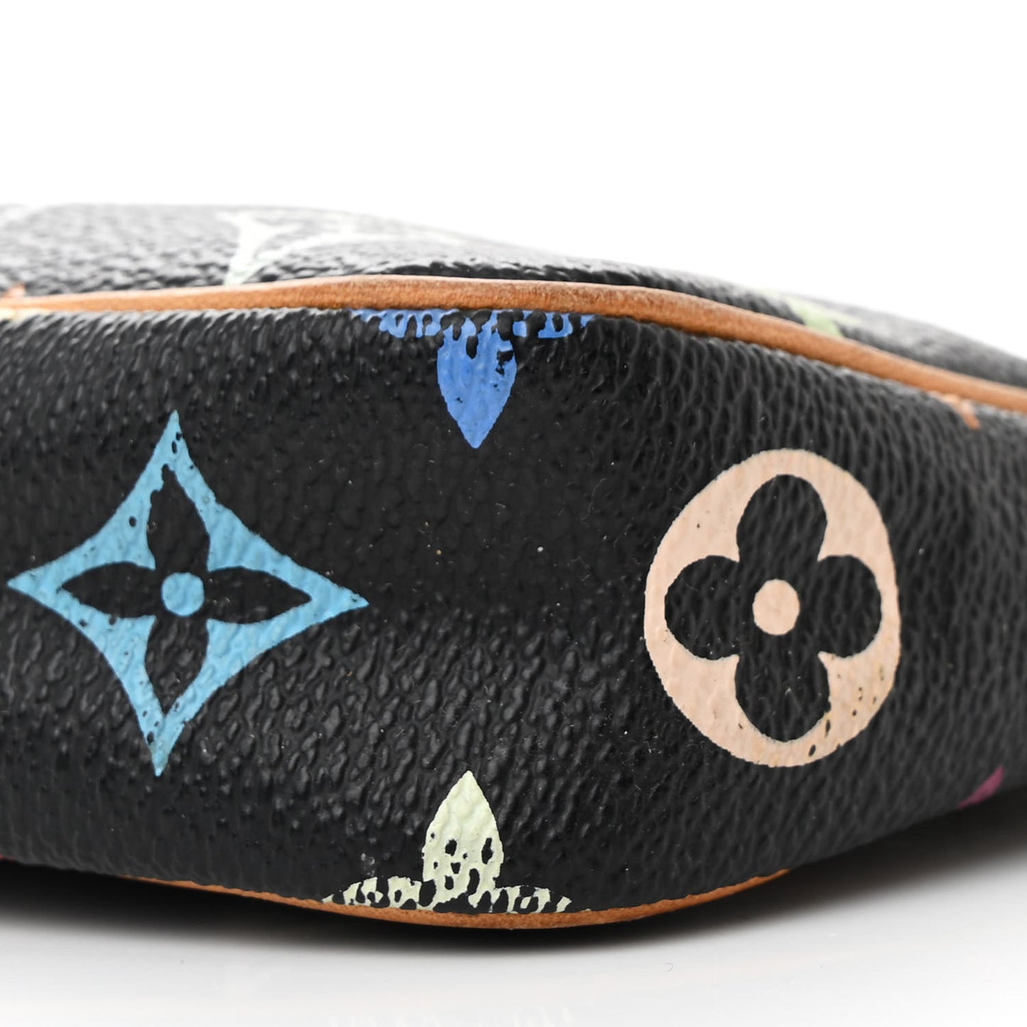 Monogram Multicolor Pochette Accessories Black