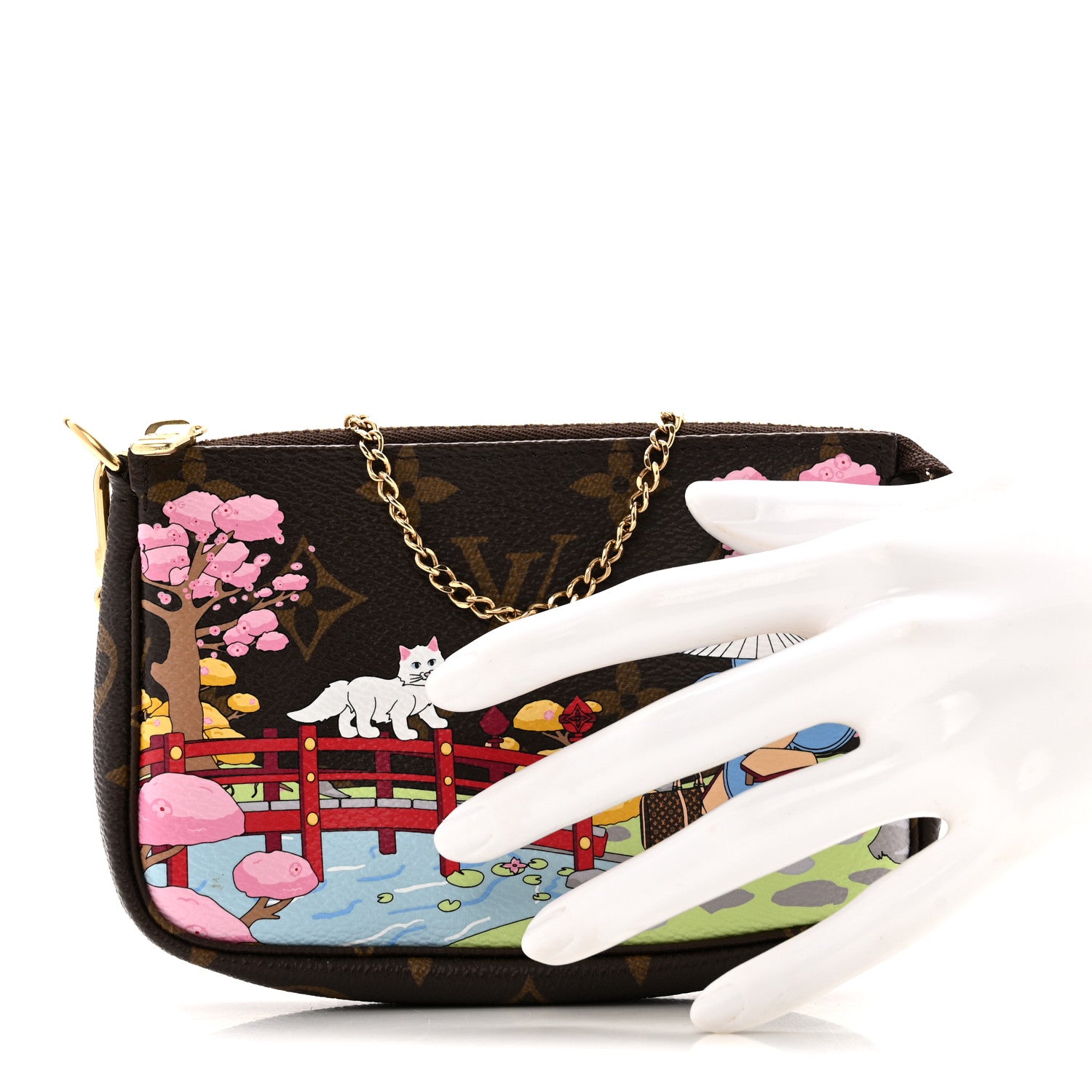 Louis Vuitton Monogram 2021 Christmas Animation Japanese Garden