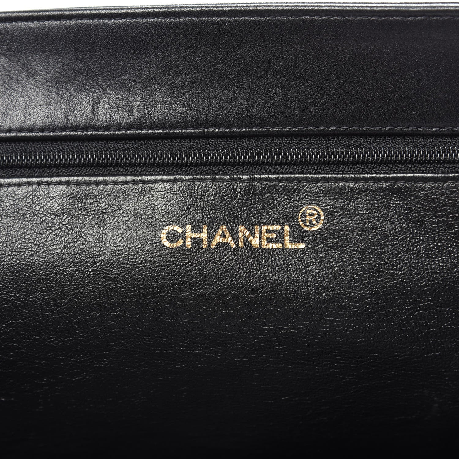 Chanel Lambskin CC Tote Black 6 of 14