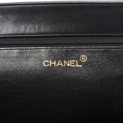 Chanel Lambskin CC Tote Black 6 of 14