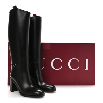 Gucci Marot Lux Charlotte Knee High 40 Black 9 of 9