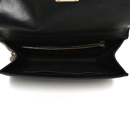 Valentino Garavani Vitello Medium Glam Lock Rockstud Flap Black 5 of 12