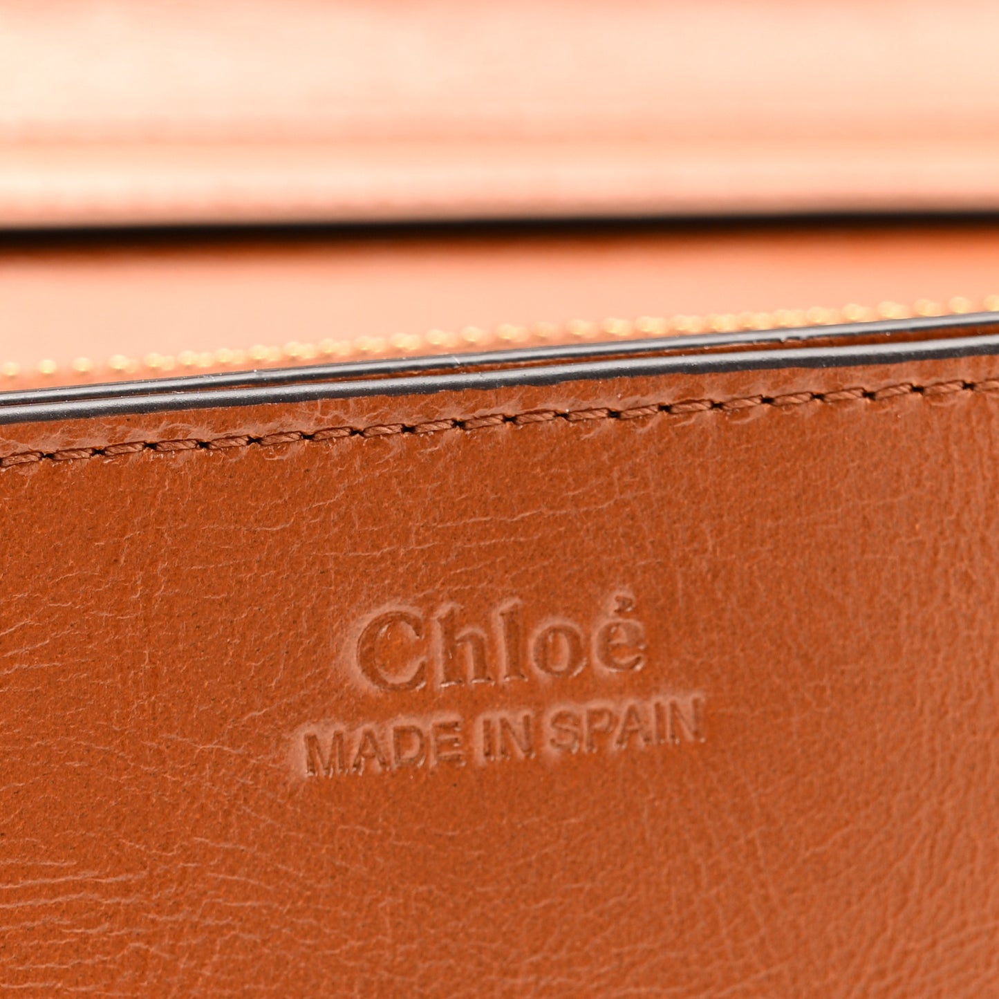 Calfskin Iconic Flap Wallet On Chain Clay Brown
