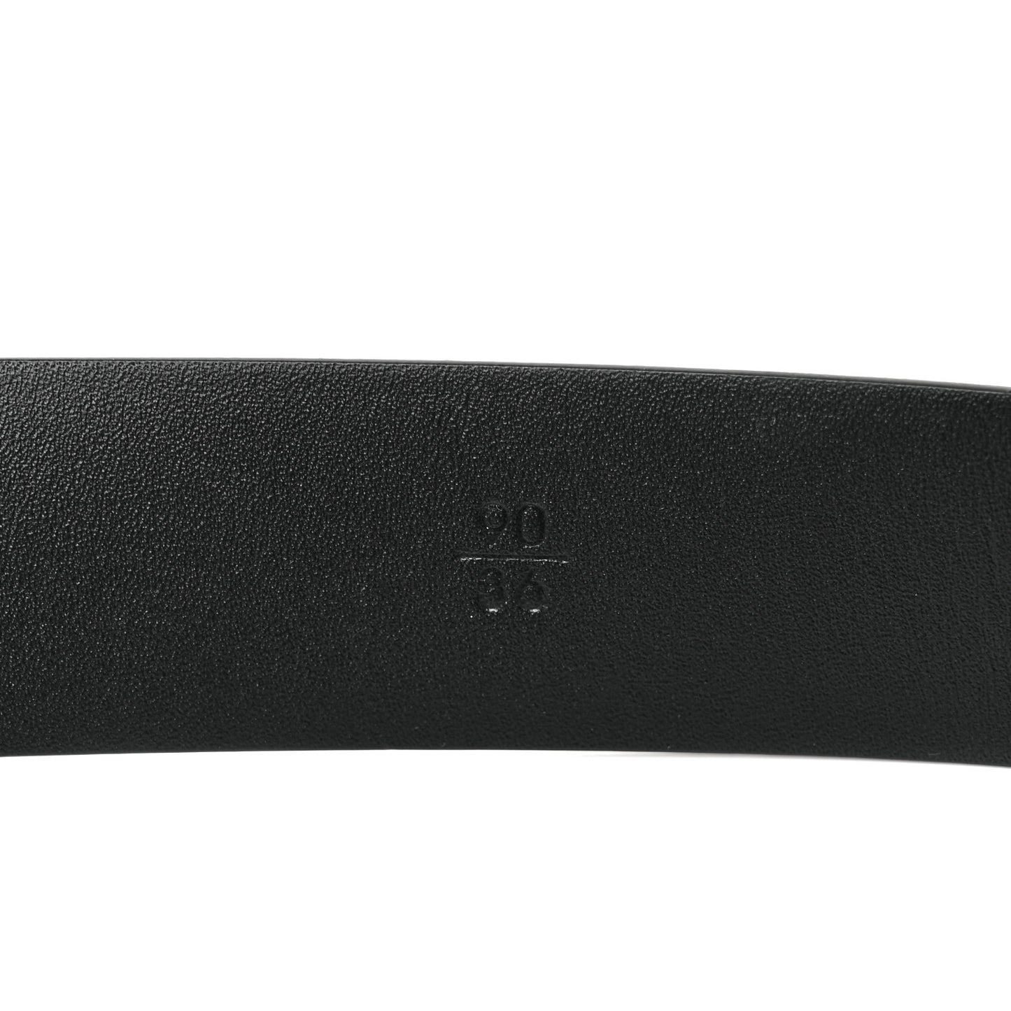 Calfskin Pearl Crystal CC Chain Belt 90 36 Black
