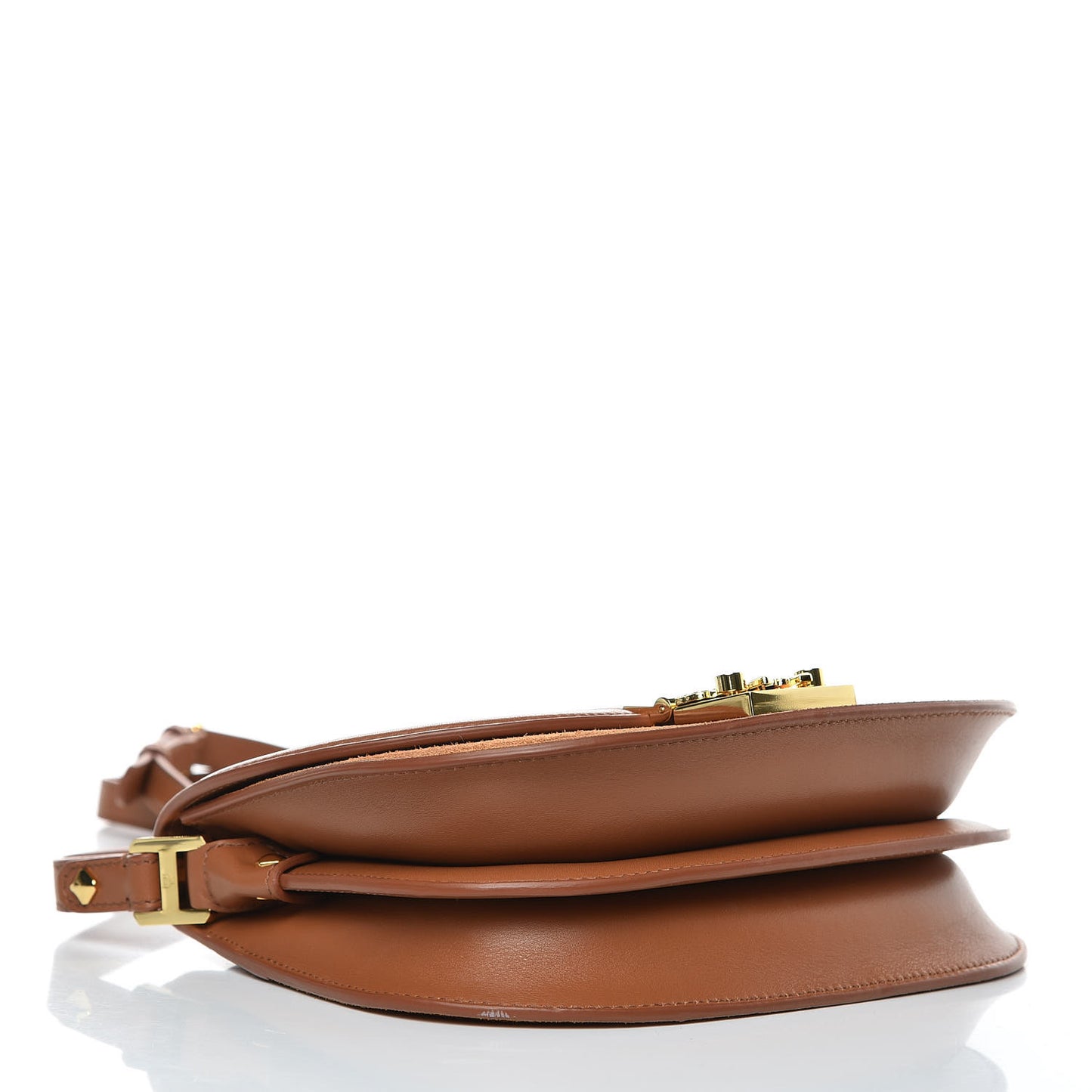 Suede Small Trisha Shoulder Bag Brown