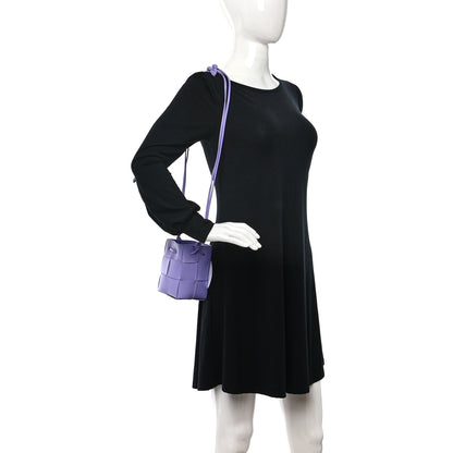 Bottega Veneta Nappa Maxi Intrecciato Mini Cassette Bucket Bag Wisteria 2 of 8