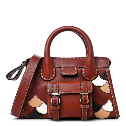 Chloe Buffalo Scallop Patchwork Mini Edith Sepia Brown 1 of 7