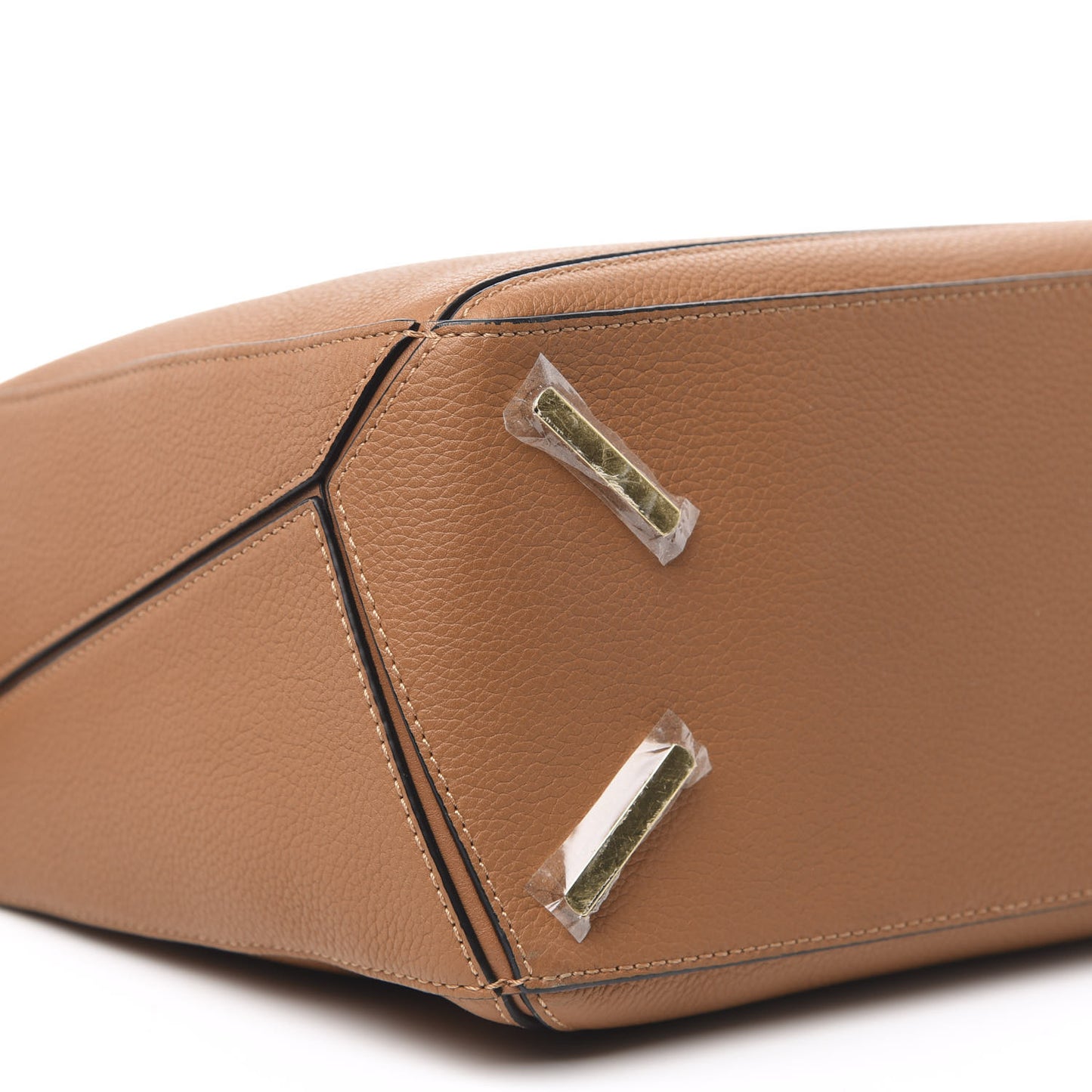 Calfskin Medium Puzzle Bag Tan