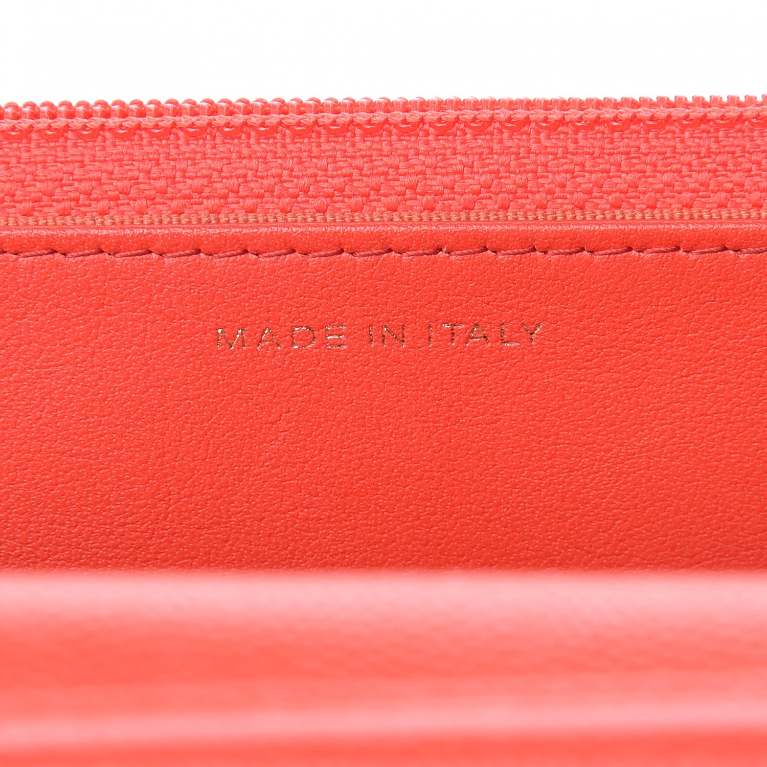 Chanel Caviar Quilted Wallet on Chain WOC Red 7 of 13