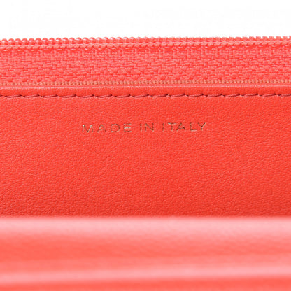 Chanel Caviar Quilted Wallet on Chain WOC Red 7 of 13