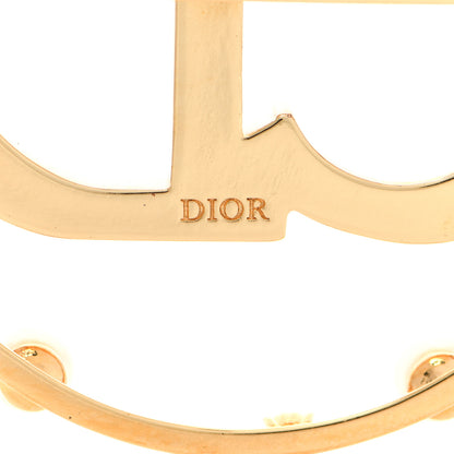 Christian Dior Crystal Pearl Clair D Lune Brooch Gold 4 of 4