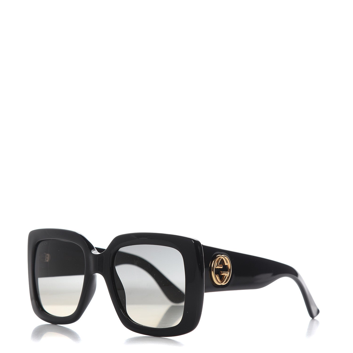 Gucci Acetate Square Frame Sunglasses GG0141S Black 1 of 7