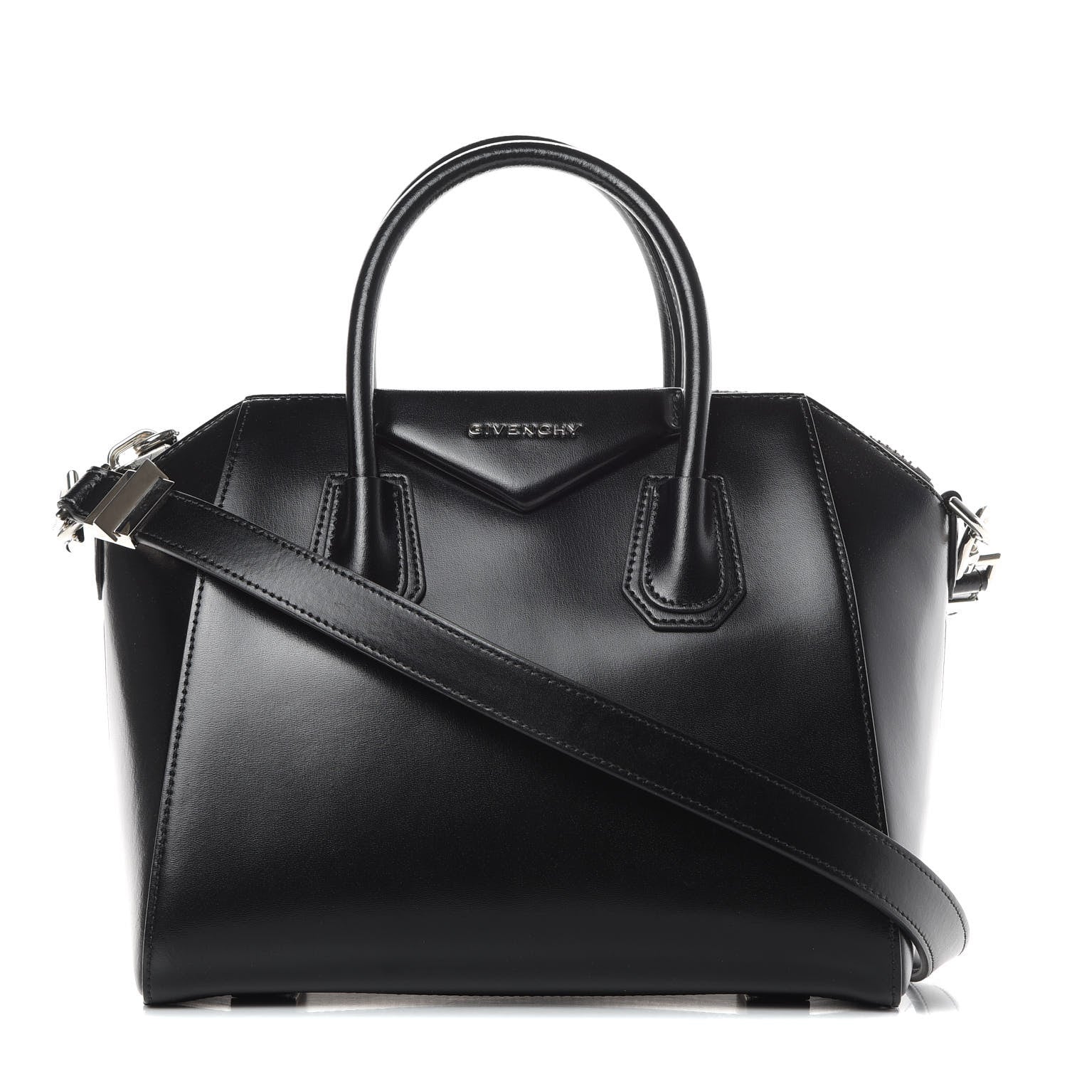 Givenchy Shiny Lord Calfskin Small Antigona Black 1 of 11