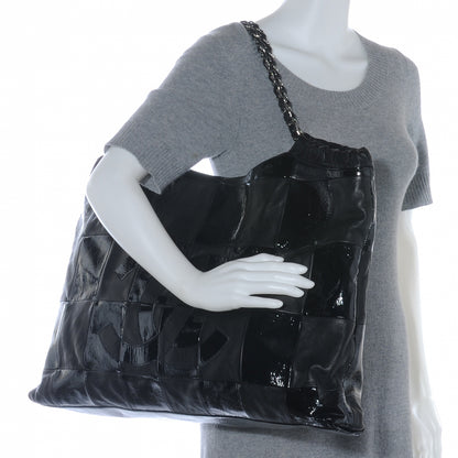 Chanel Patent Patchwork Brooklyn Large Cabas Tote 2 of 7