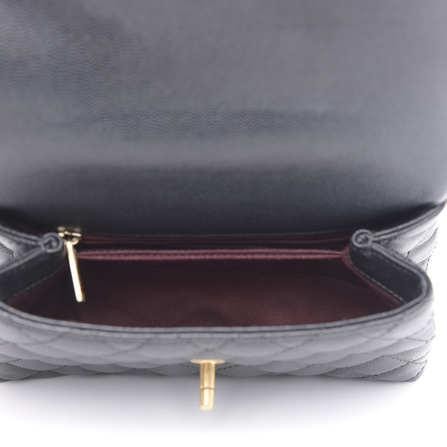 Chanel Caviar Quilted Mini Coco Handle Flap Black 5 of 11