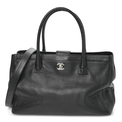 Chanel Calfskin Cerf Executive Shopper Tote Black 1 of 11