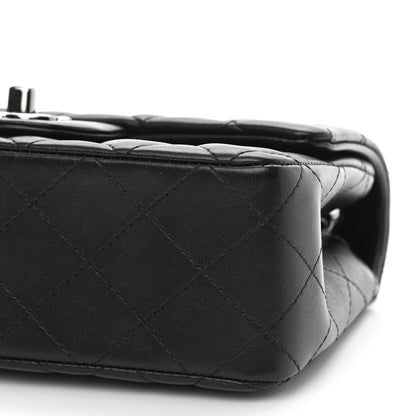Chanel Lambskin Quilted Mini Rectangular Flap Black 11 of 11