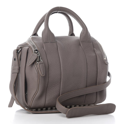 Alexander Wang Pebbled Lambskin Mini Rockie Mink Silver Hardware 2 of 7