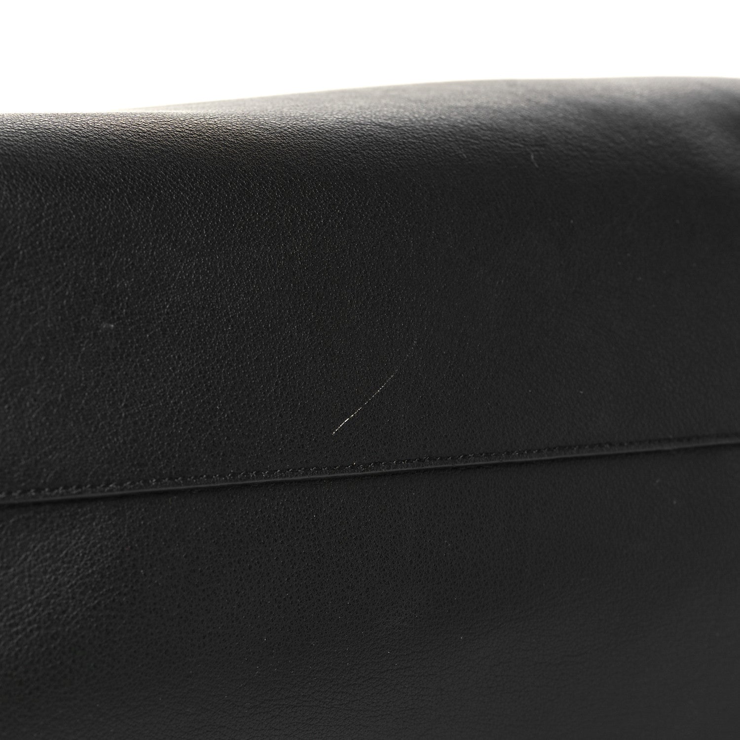 Saint Laurent Calfskin Large Shopping Tote Black 7 of 7