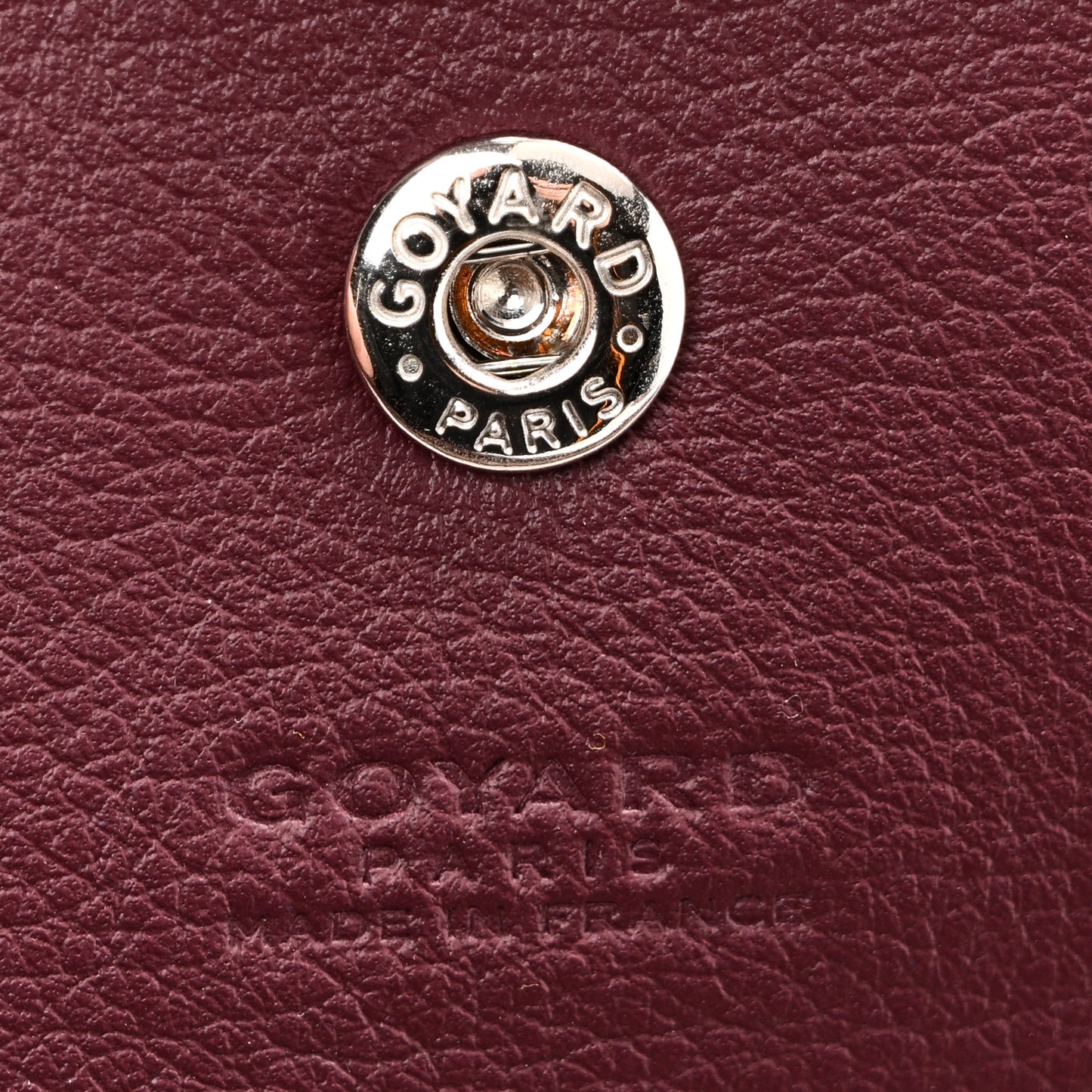Goyardine Boheme Hobo Burgundy