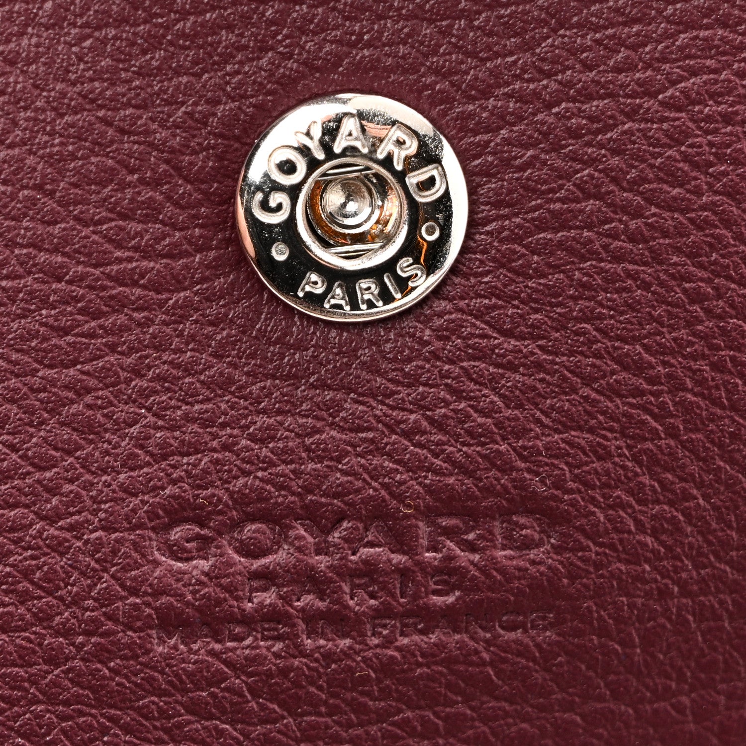 Goyard Goyardine Boheme Hobo Burgundy 7 of 11