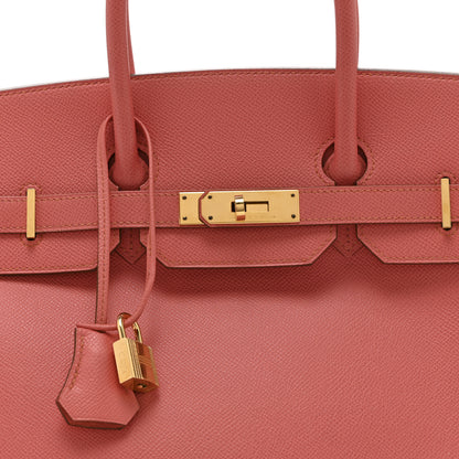 Hermes Epsom Birkin 35 Flamingo 8 of 11