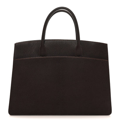 Hermes Chevre de Coromandel White Bus 40 Cocoan 1 of 9