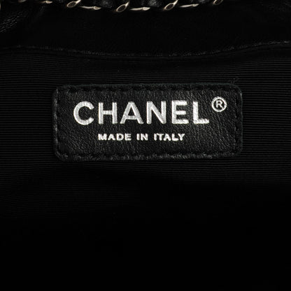Chanel Lambskin Quilted Western Baluchon Fringe Bag Black 6 of 8