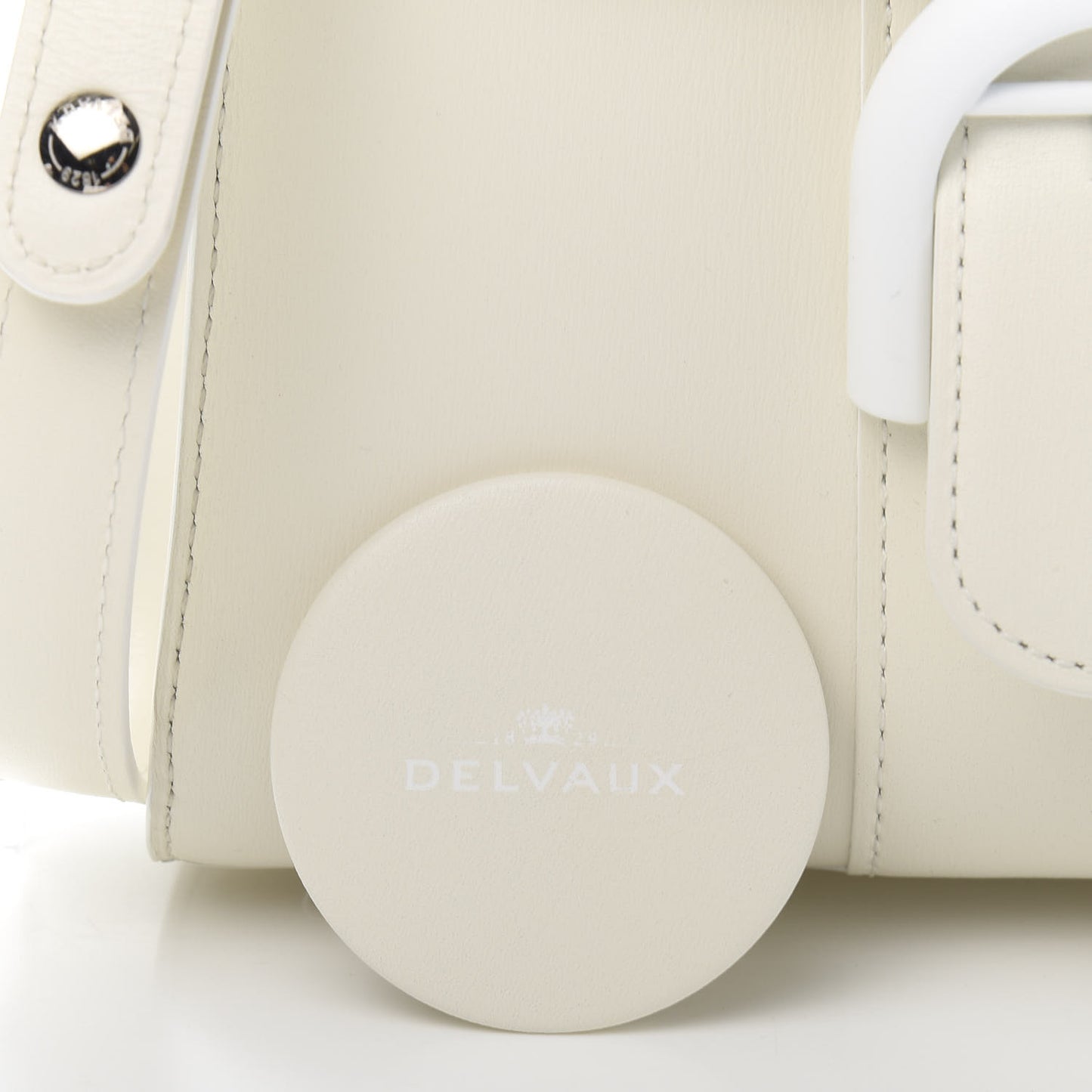 Calfskin Mini Brillant Satchel Ivory