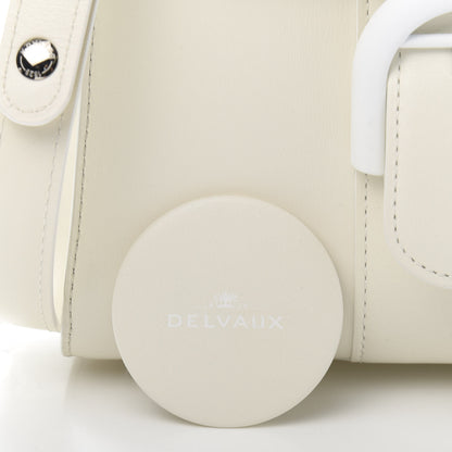Delvaux Calfskin Mini Brillant Satchel Ivory 11 of 14