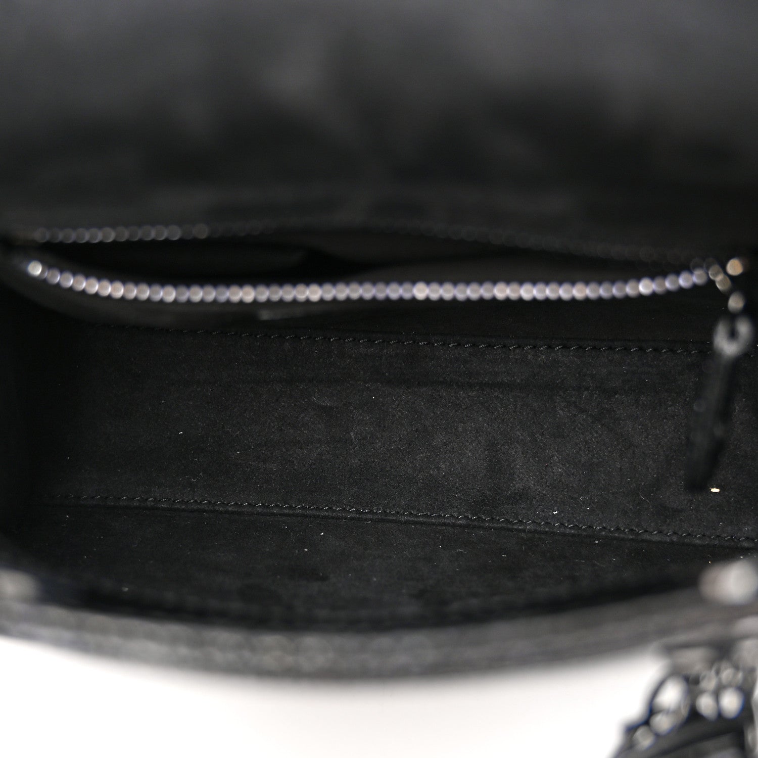 Christian Dior Metallic Karung Mini Lady Dior Black 5 of 10