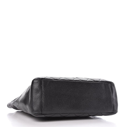 Chanel Caviar Quilted Petit Shopping Tote PST Black 4 of 10