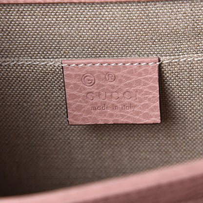 Gucci Dollar Calfskin Small Interlocking G Shoulder Bag Soft Pink 6 of 9