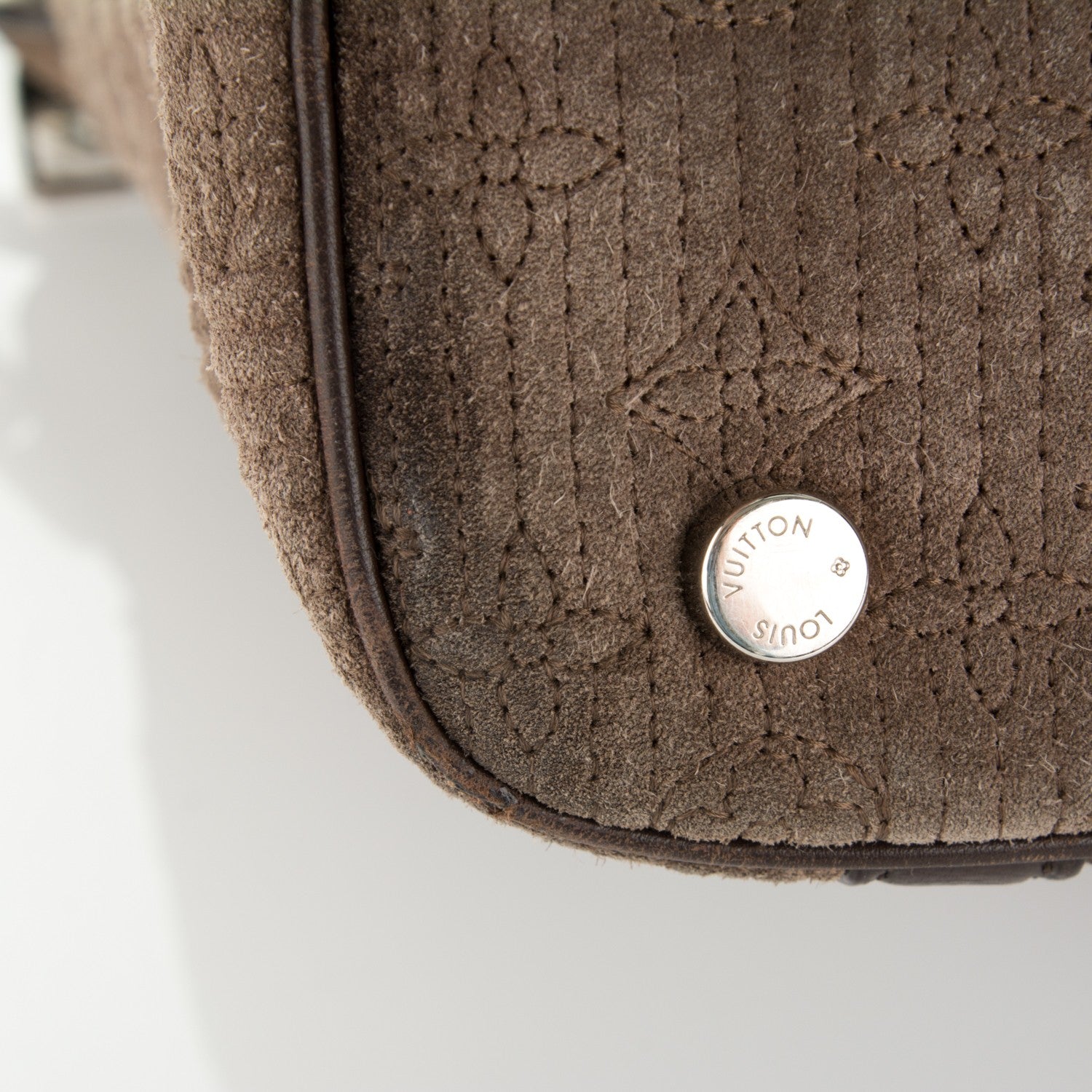 Louis Vuitton Monogram Suede Antheia IXIA MM BBrown 11 of 11