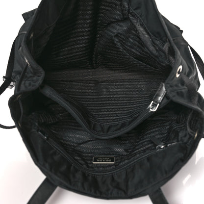 Prada Nylon Vela Drawstring Shopping Tote Black 5 of 15