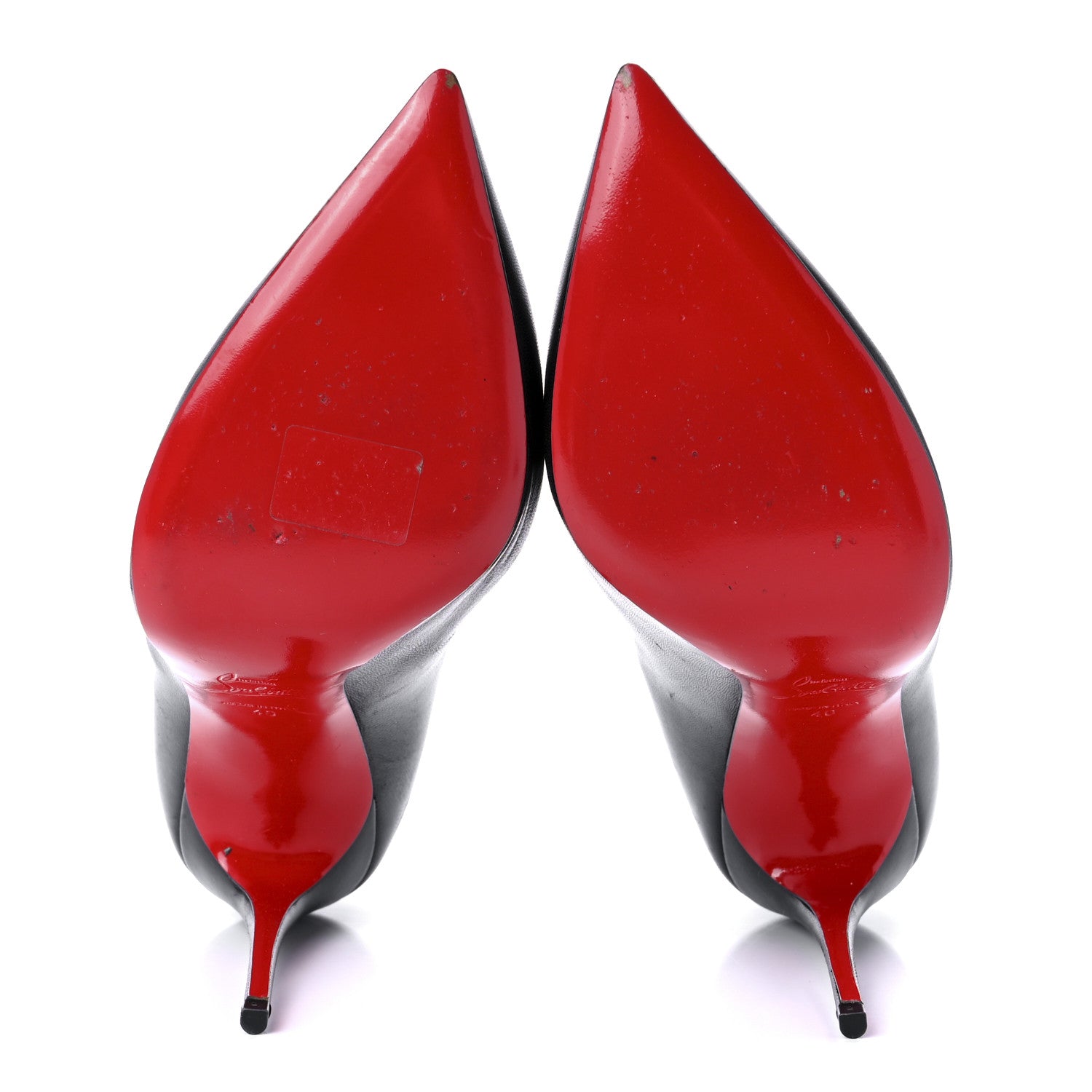 Christian Louboutin Shiny Nappa Pigalle Follies 100 Pumps 40 Black 5 of 7