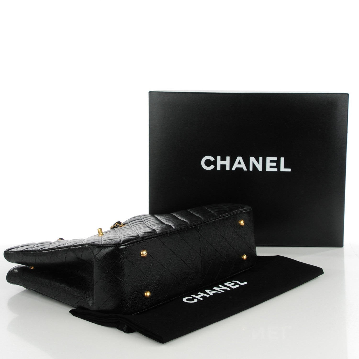 Chanel Caviar Quilted Shopping Tote Black 4 of 8